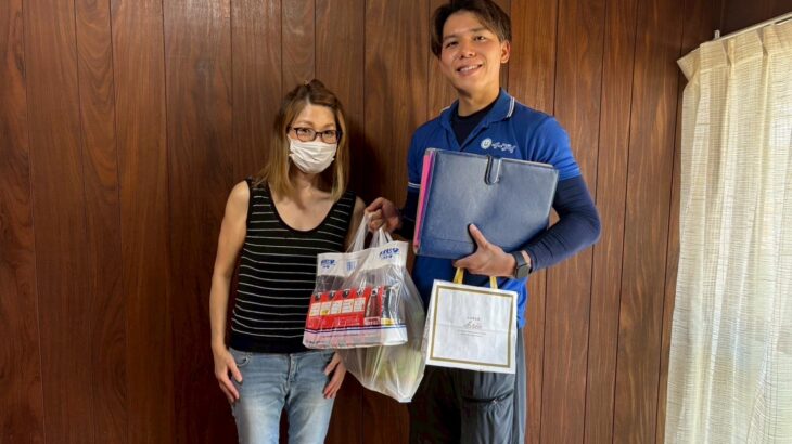 奈良県のお客様との写真