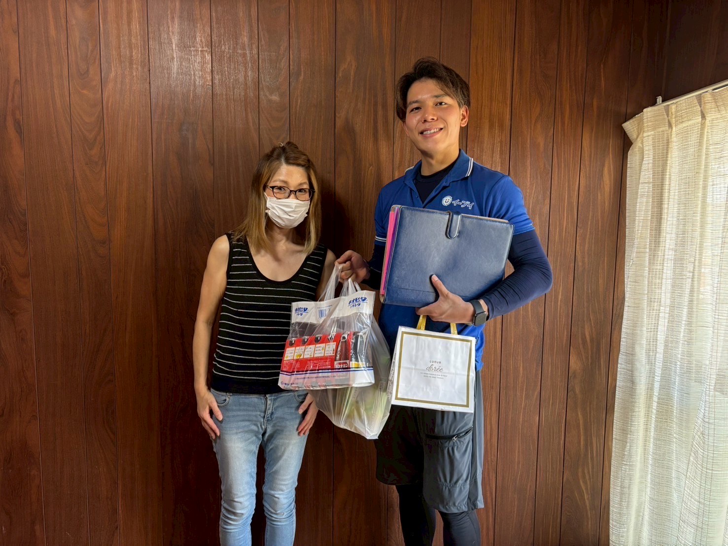 奈良県のお客様との写真