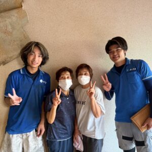 大阪市大正区のお客様との写真