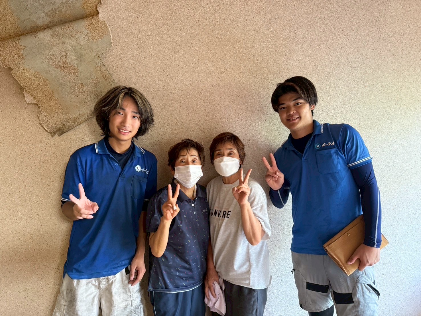 大阪市大正区のお客様との写真