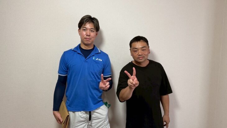 大阪市西淀川区のお客様との写真