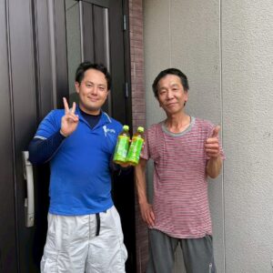 堺市西区のお客様との写真