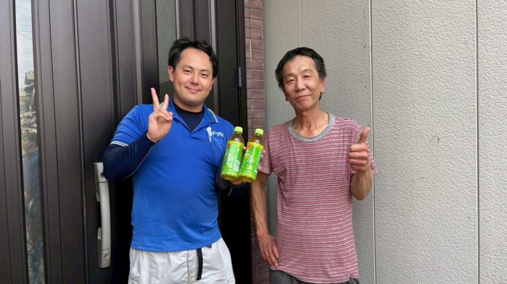 堺市西区のお客様との写真