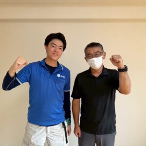 大阪市福島区のお客様との写真