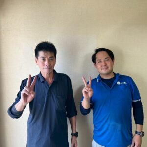 尼崎市のお客様との写真