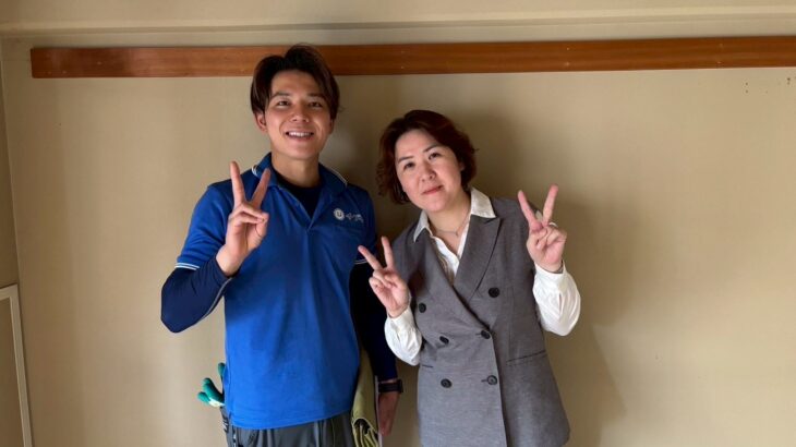 大阪市阿倍野区のお客様とのお写真