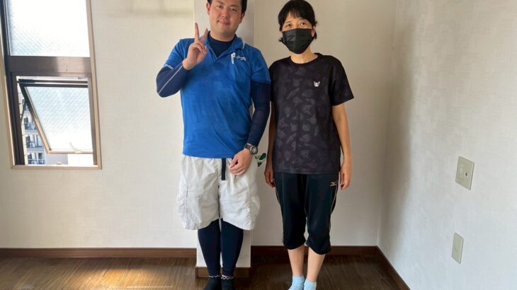 大阪市浪速区のお客様との写真