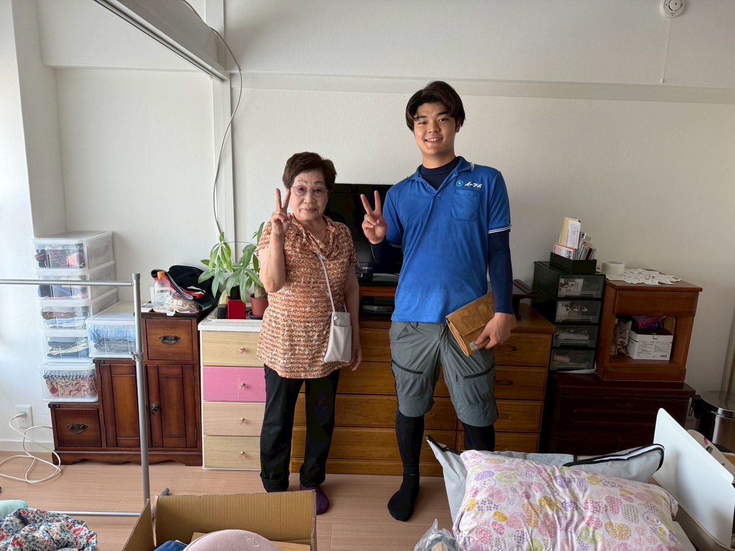 大阪市大正区のお客様との写真