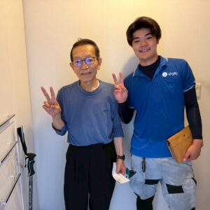 大阪市西淀川区のお客様との写真