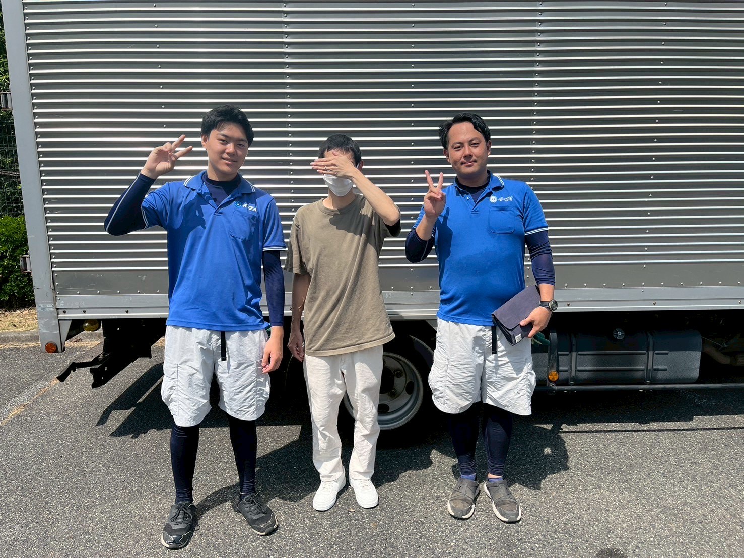 堺市北区のお客様との写真