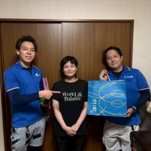 大阪市阿倍野区のお客様とのお写真