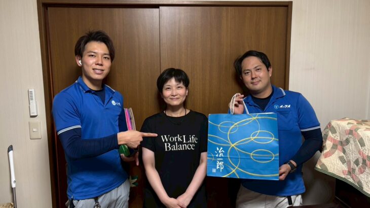 大阪市阿倍野区のお客様とのお写真