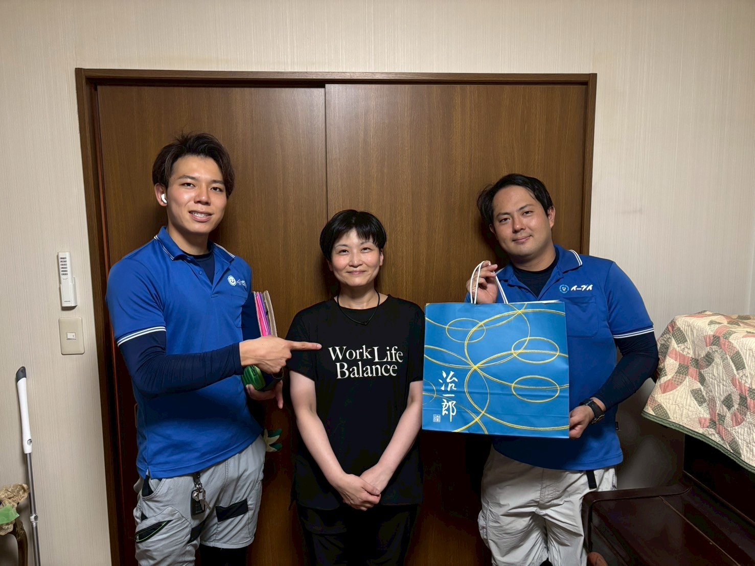 大阪市阿倍野区のお客様とのお写真