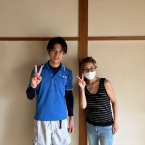 奈良県のお客様との写真