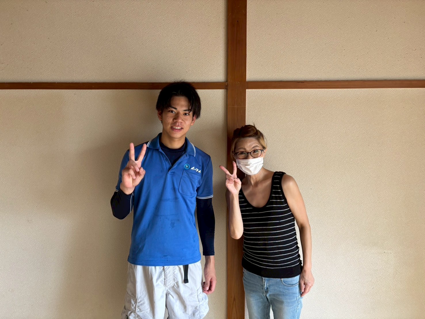 奈良県のお客様との写真