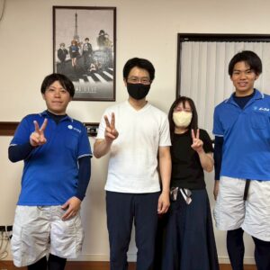 大阪市西成区のお客様との写真