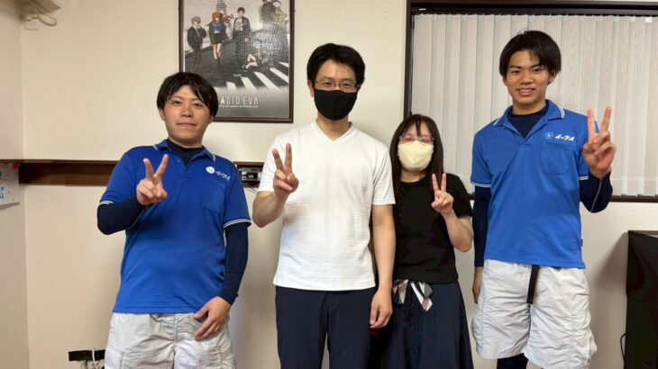 大阪市西成区のお客様との写真