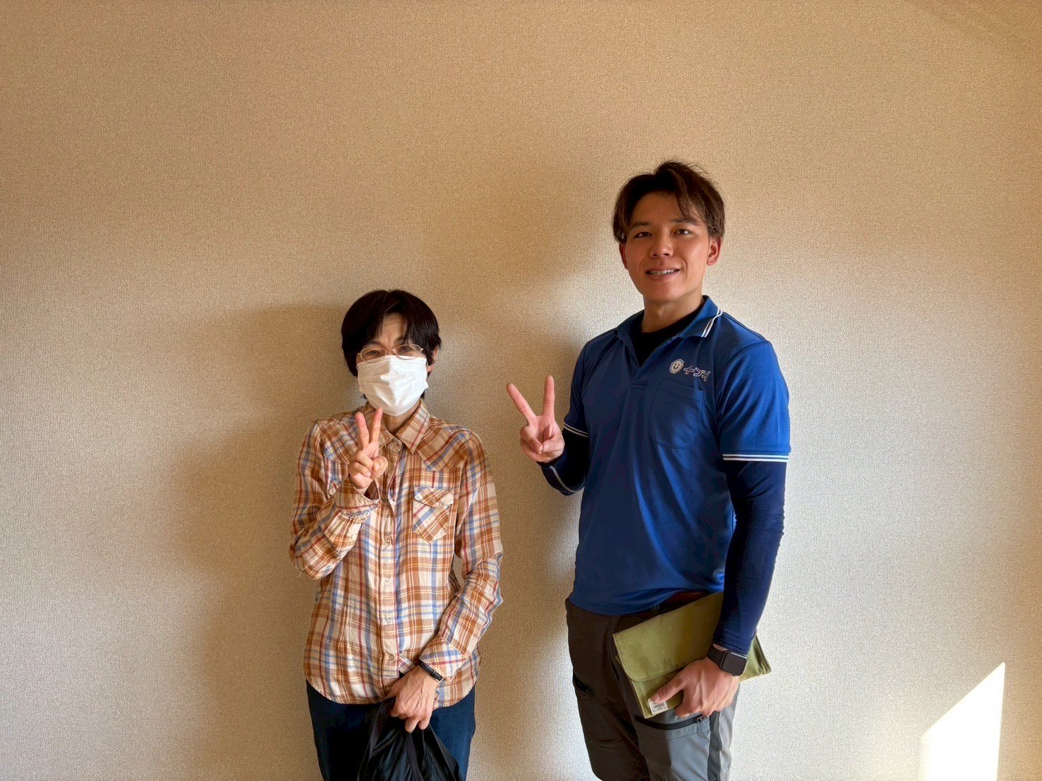 大阪市港区のお客様との写真