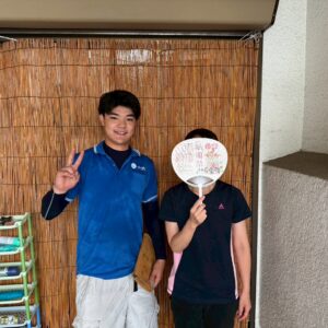 大阪市此花区のお客様とのお写真