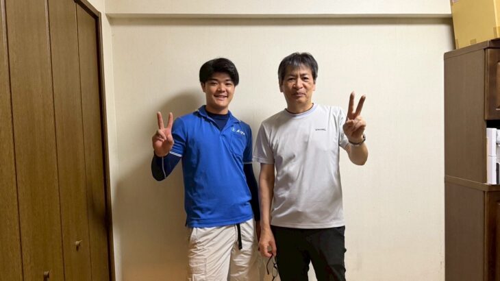 堺市北区のお客様との写真