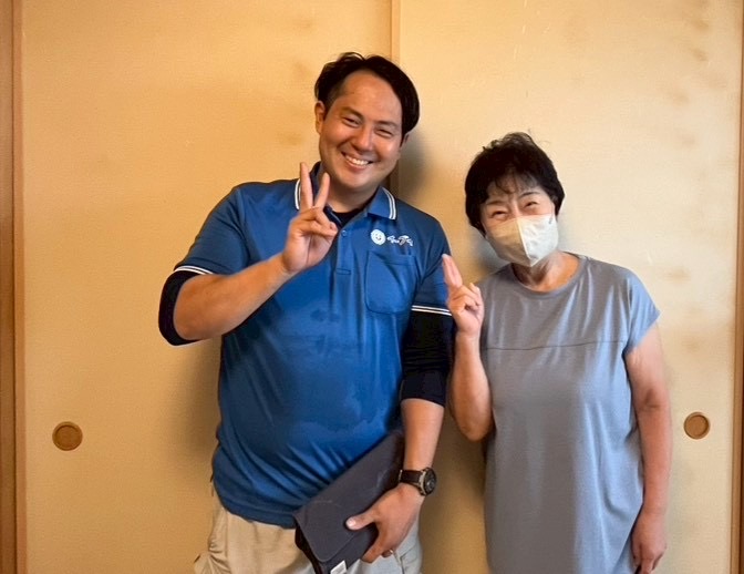 大阪府茨木市のお客様との写真