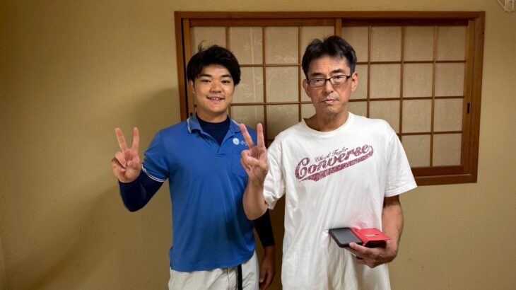 堺市堺区のお客様との写真