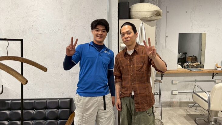 大阪市北区のお客様との写真