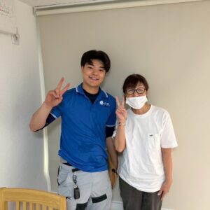 大阪市城東区のお客様との写真