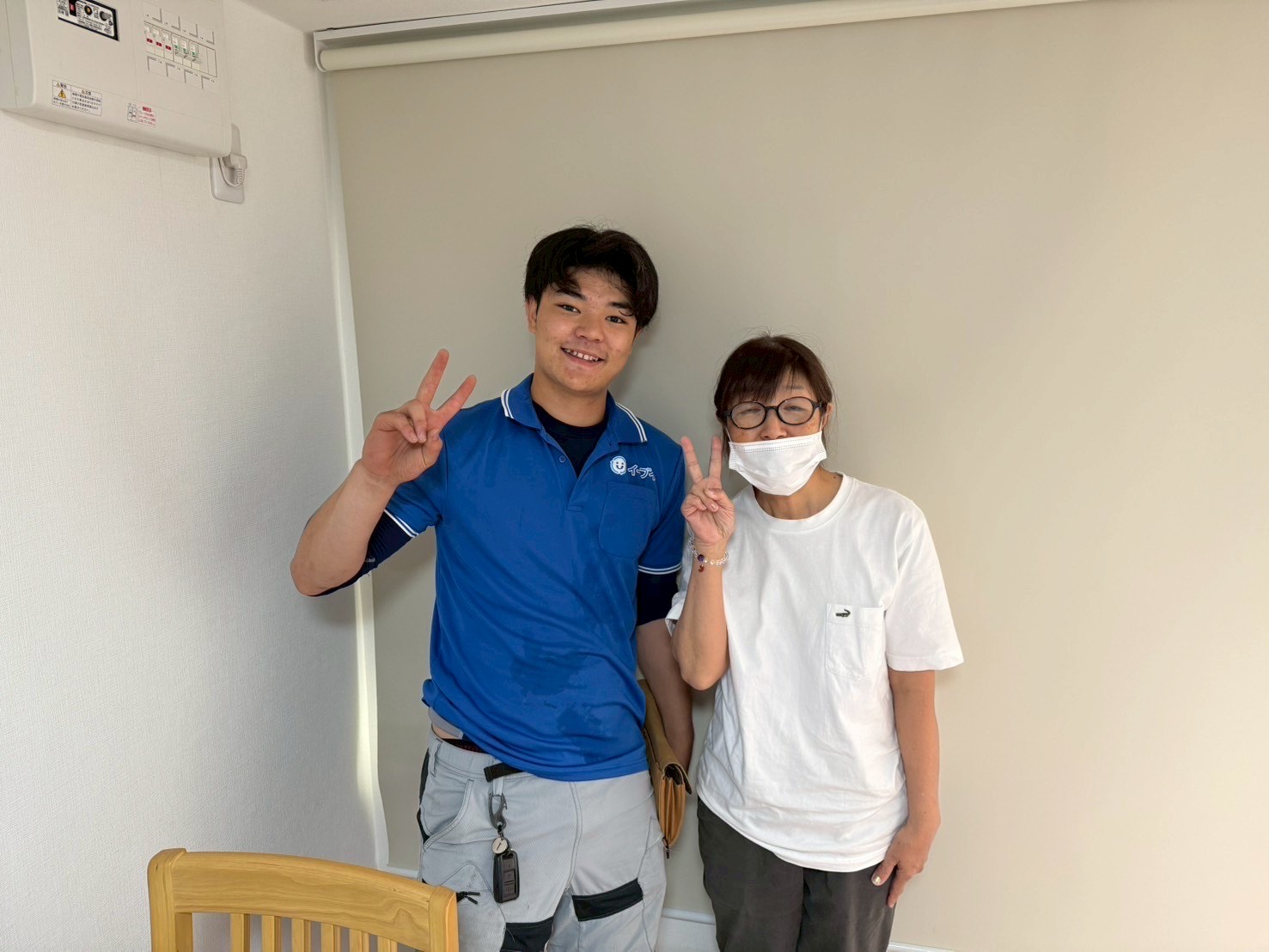 大阪市城東区のお客様との写真