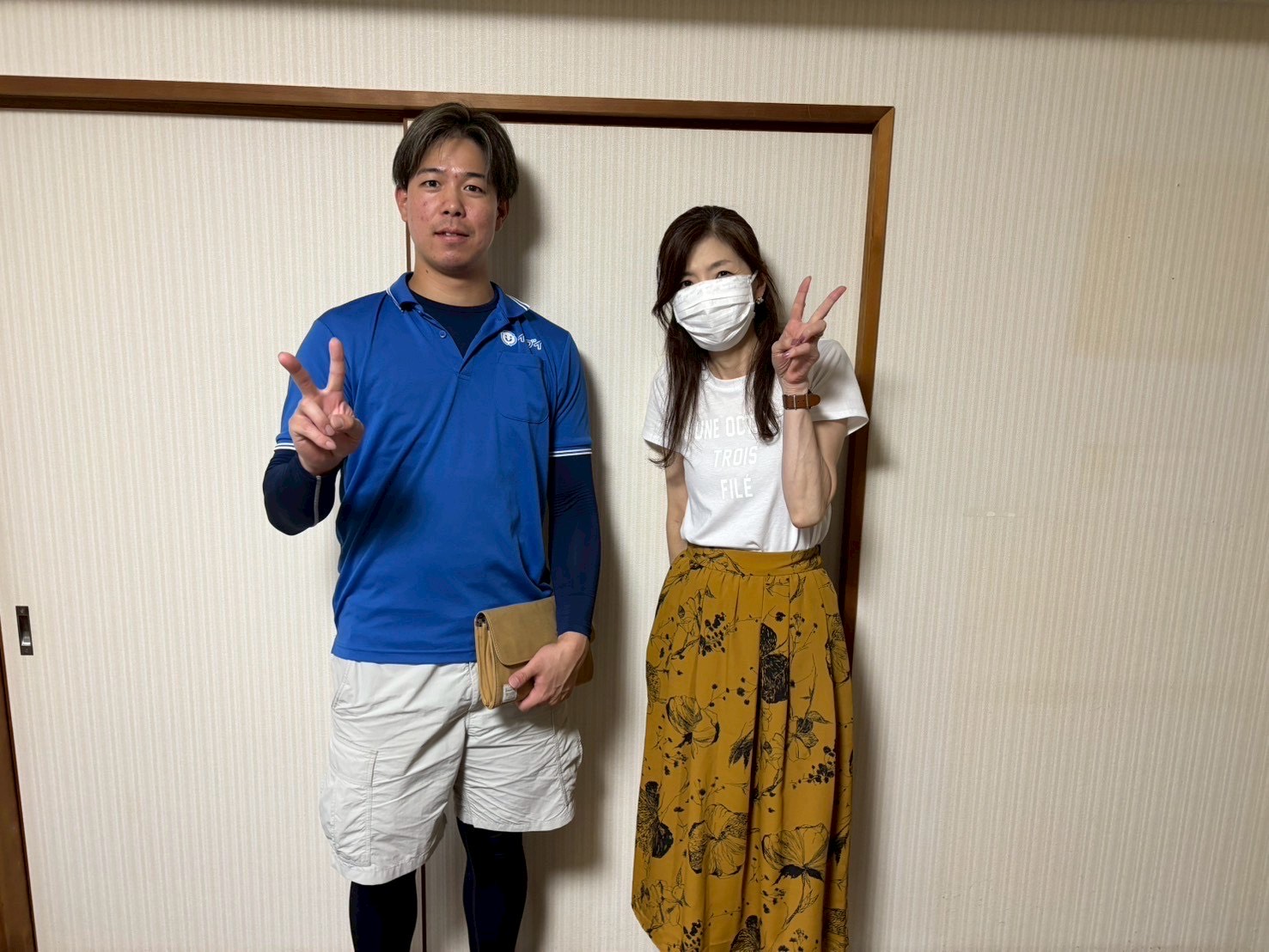 京都市のお客様との写真