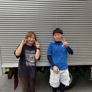 豊中市のお客様との写真