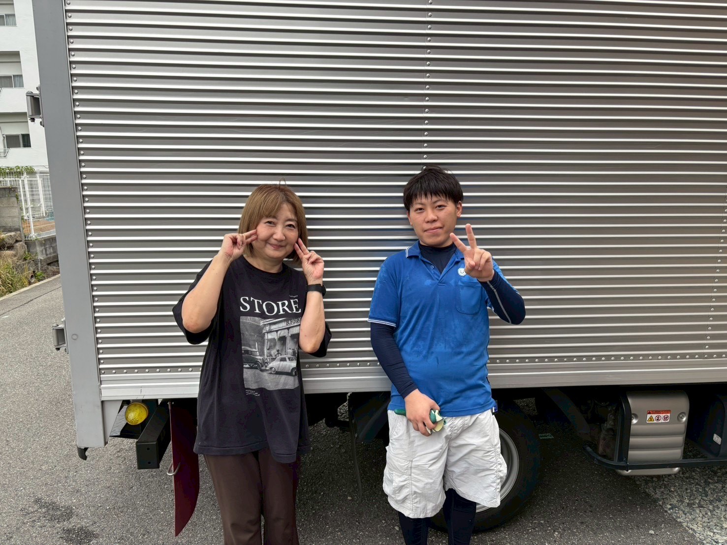 豊中市のお客様との写真