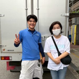 大阪市港区のお客様とのお写真