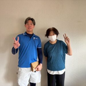 大阪市西淀川区のお客様との写真