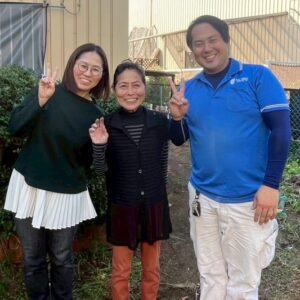 堺市中区のお客様とのお写真