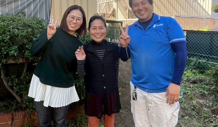 堺市中区のお客様とのお写真