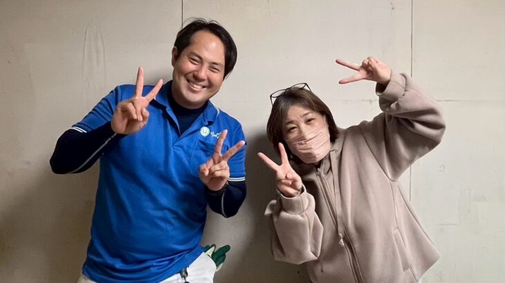 イーブイ堺-不用品回収-堺市北区のお客様とのお写真