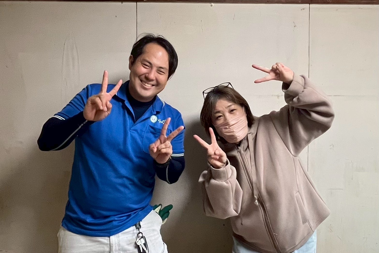 イーブイ堺-不用品回収-堺市北区のお客様とのお写真