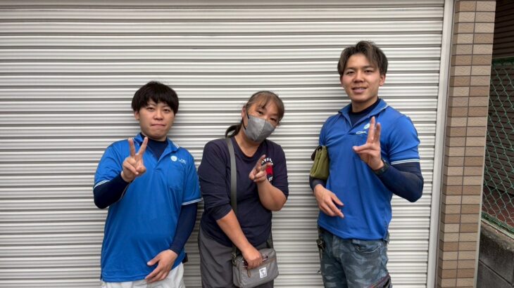 イーブイ大阪-不用品回収-大阪市淀川区のお客様とのお写真