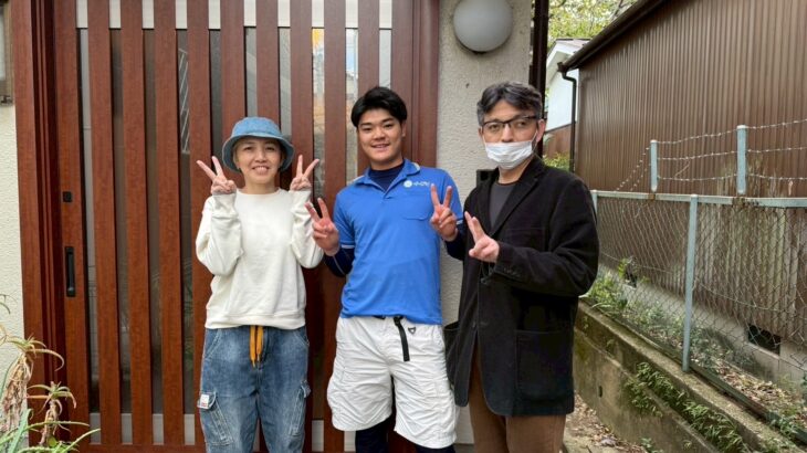 イーブイ大阪-不用品回収-茨木市のお客様とのお写真