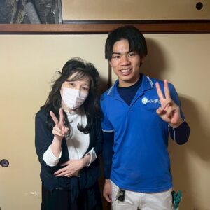 イーブイ神戸-不用品回収-神戸市北区のお客様とのお写真