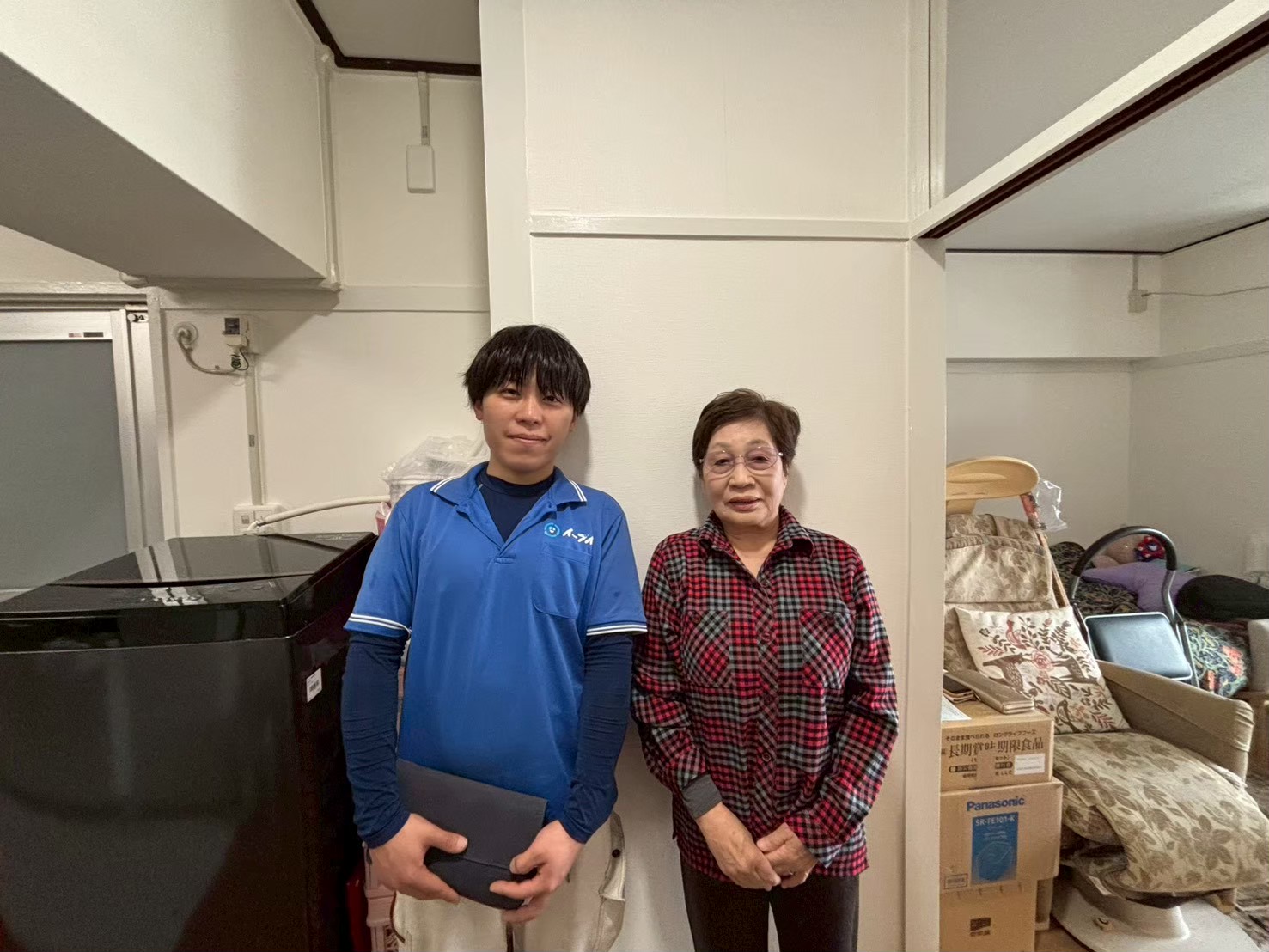 大阪市住之江区のお客様との写真