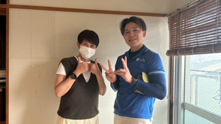 大阪府池田市のお客様との写真