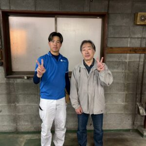 大阪府東大阪市のお客様との写真