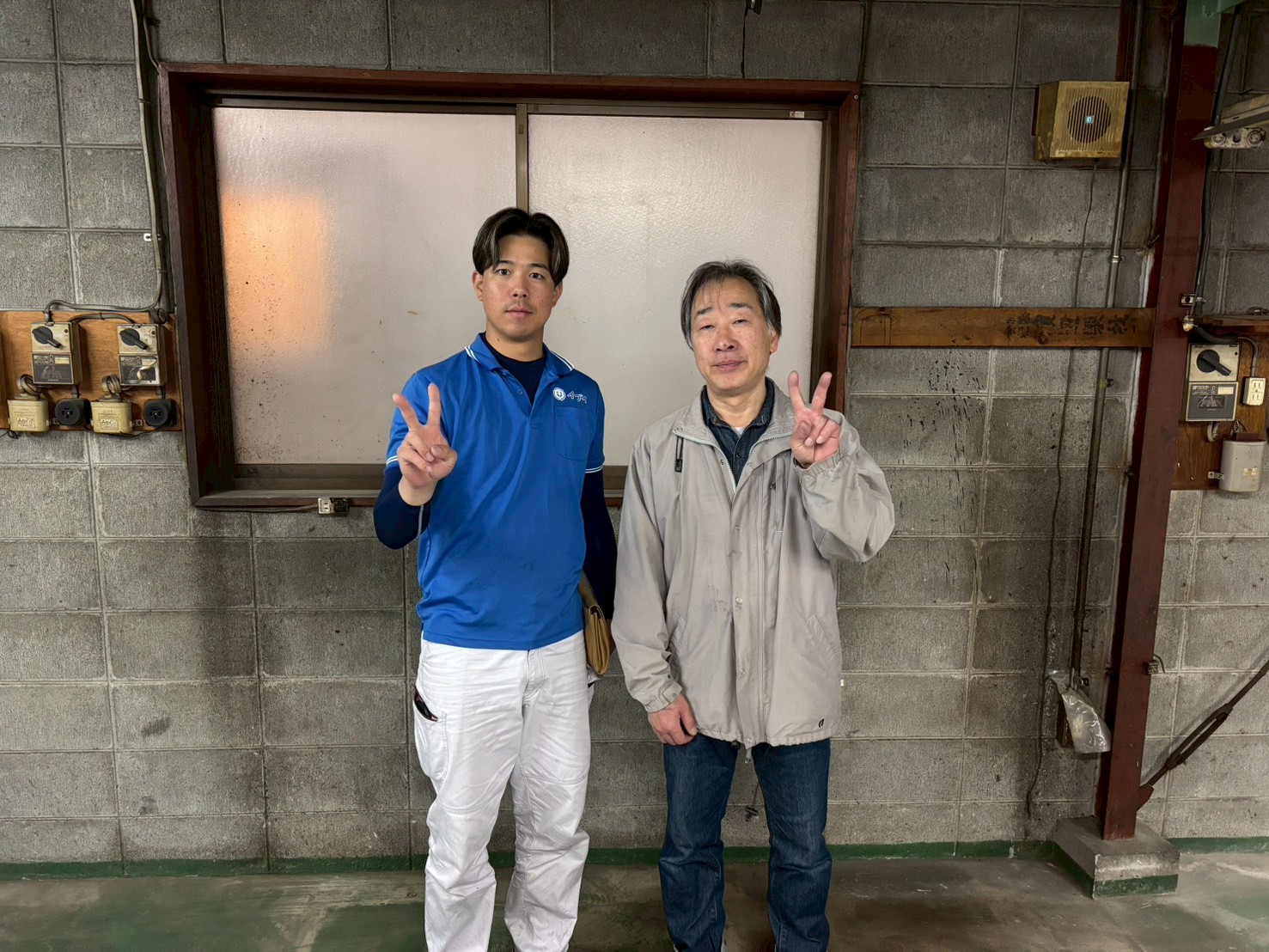 大阪府東大阪市のお客様との写真