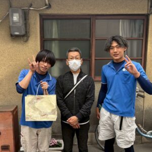 京都市のお客様との写真