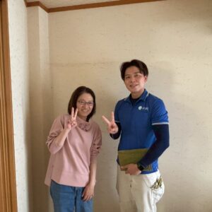 大阪府門真市のお客様との写真