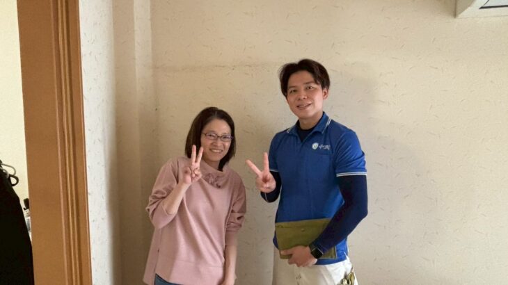 大阪府門真市のお客様との写真