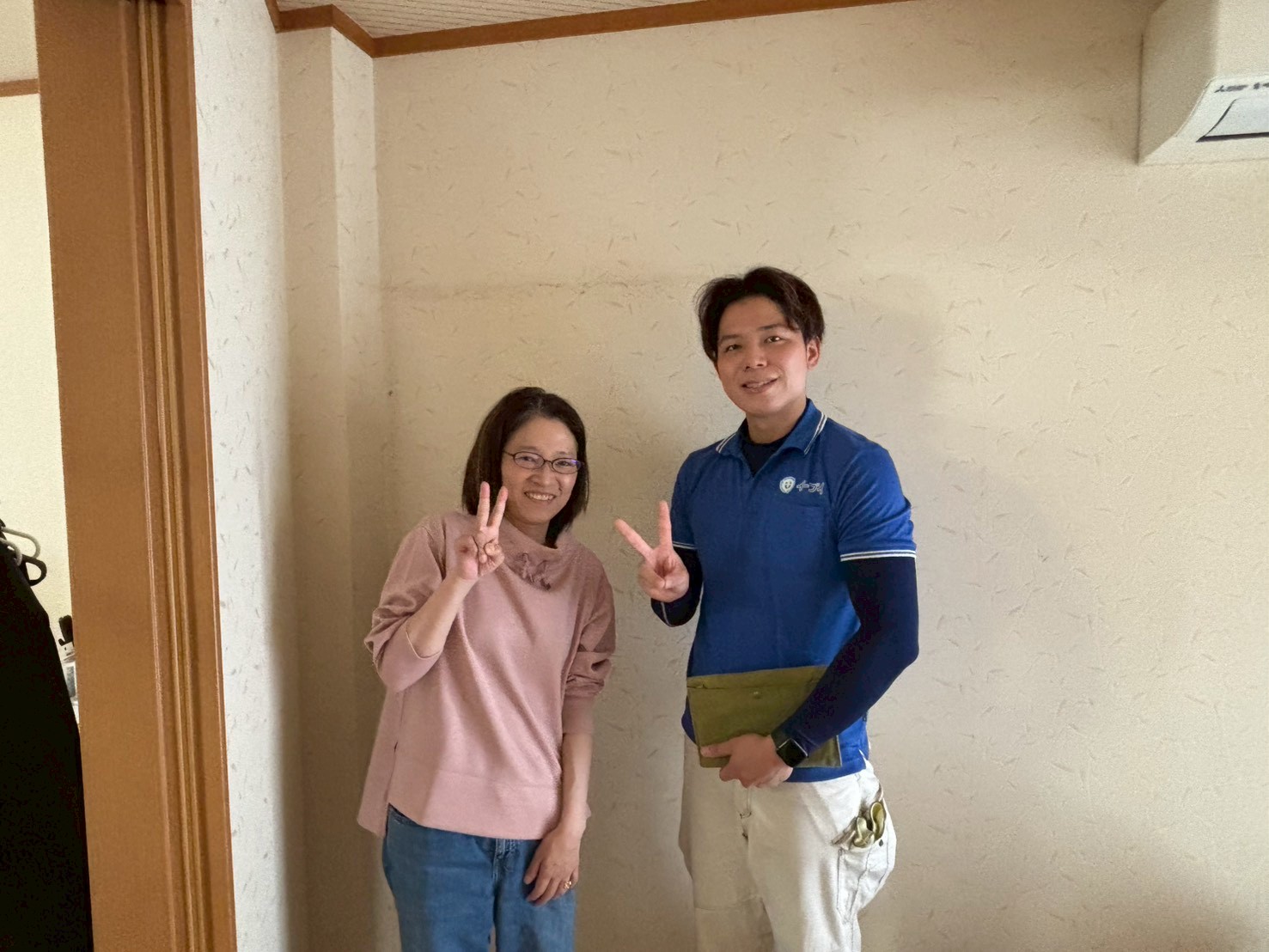 大阪府門真市のお客様との写真