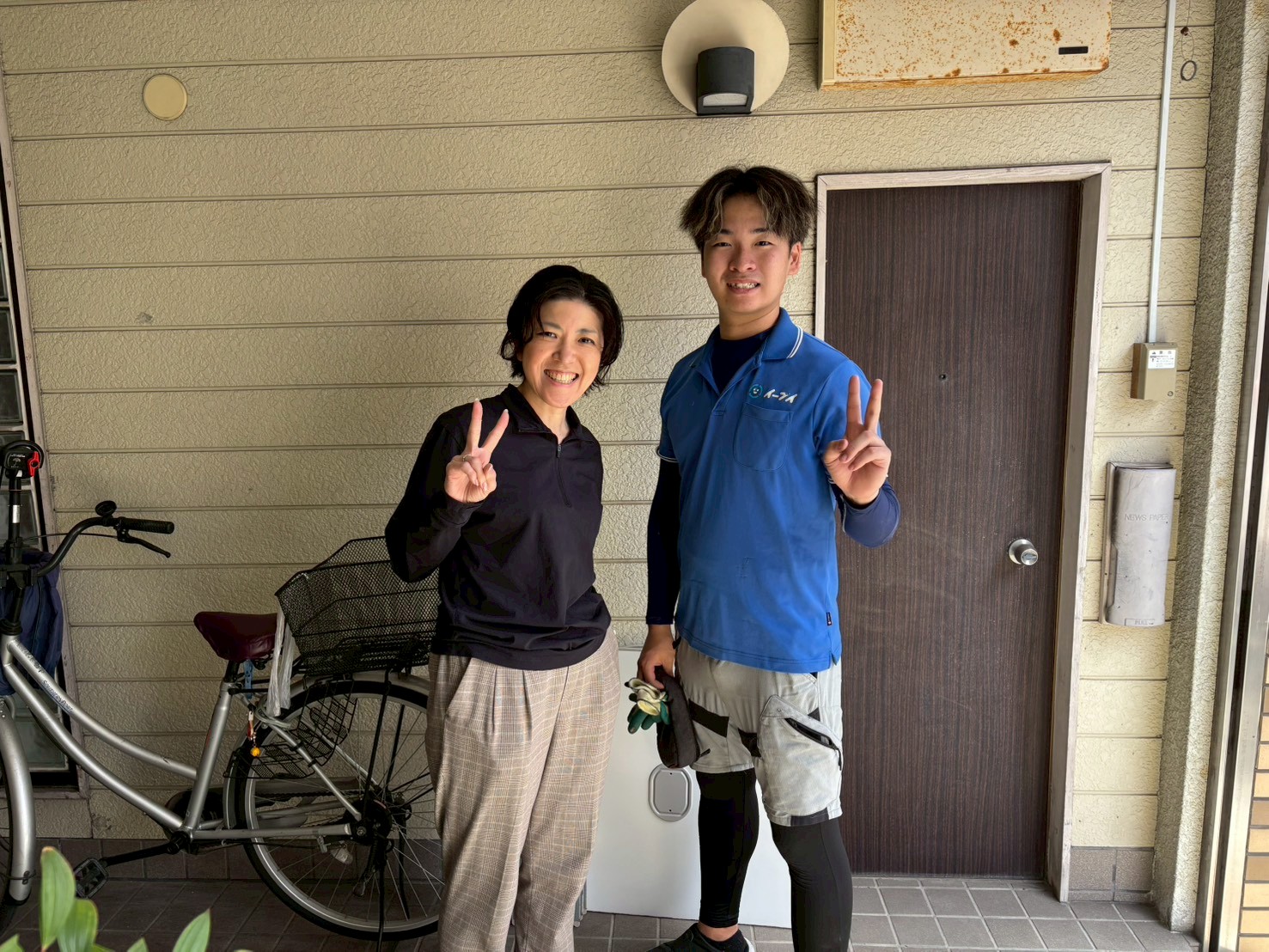 大阪市城東区のお客様との写真